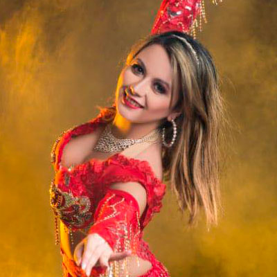 emilse fernandez es parte del Bellydance Weekend Festival 2022 en Buenos Aires